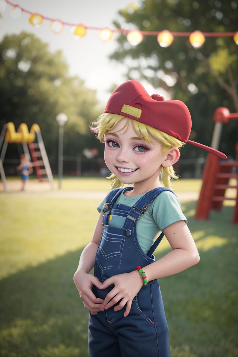 77942-2148921812-AS Young 2girls blonde Lana Loud overalls red-Children_Stories_V1-Semi.png